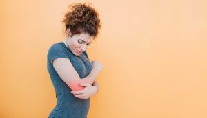 Schleimbeutelentzündung am Ellenbogen (Bursitis olecrani)